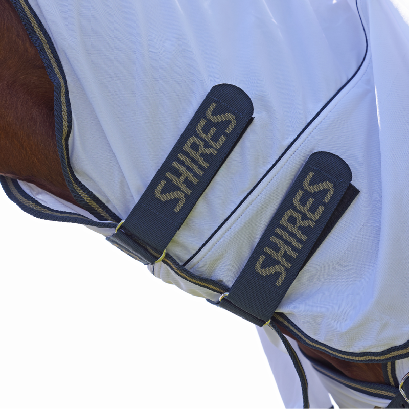 Shires Tempest Original Fly Combo Rug - White/Navy-4