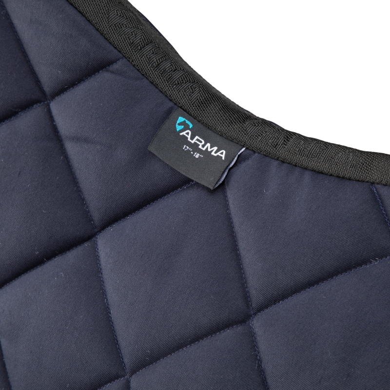 Shires ARMA Comfort Lite Saddlecloth - Navy-2