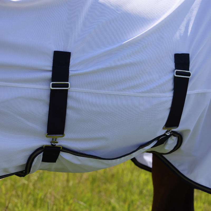 Shires Tempest Original Fly Combo Rug - White/Navy-1