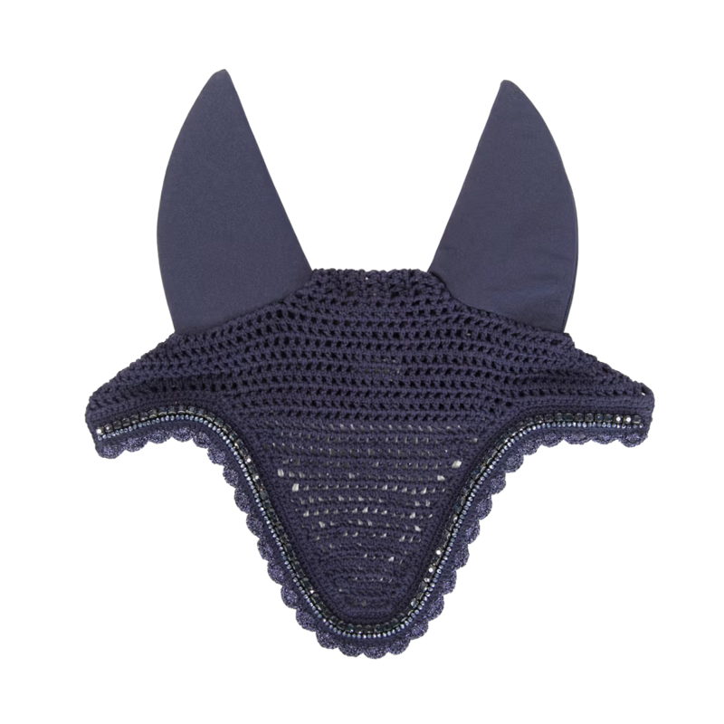 Kentucky Stone and Pearl Long Soundless Fly Veil Full - Dark Navy