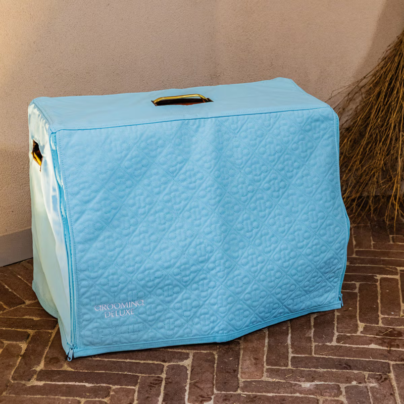 Grooming Deluxe Show Grooming Box Cover - Light Blue