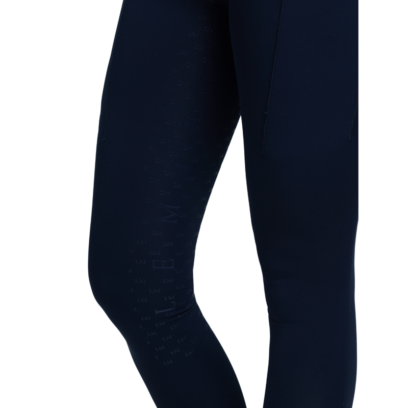 LeMieux Simone Cross Over Half Seat Pull On Breeches - Navy-5