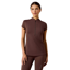 Ariat Women's Breathe 1/2 Zip Base Layer - Pommel Brown