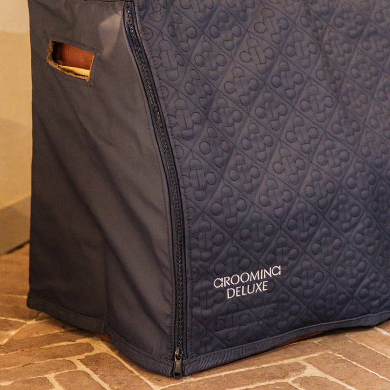 Grooming Deluxe Show Grooming Box Cover - Navy-1