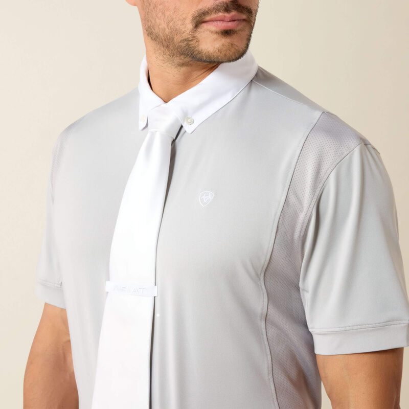 Ariat Men's TEK Show Shirt - Show Grey-3