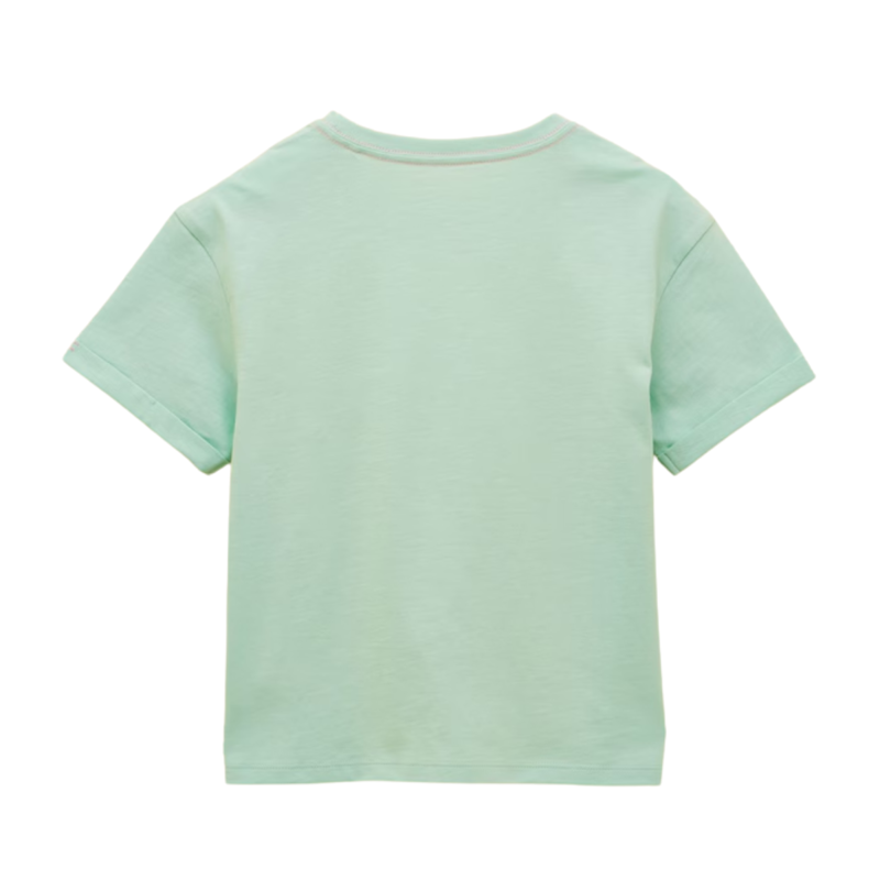 Joules Girls' Fundays Graphic Short Sleeve T-Shirt - Mint Green-1