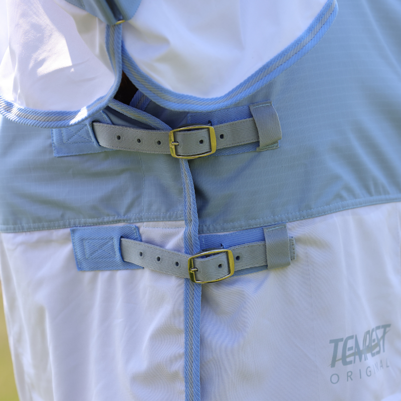 Shires Tempest Original Waterproof Fly Rug - Pale Blue-3