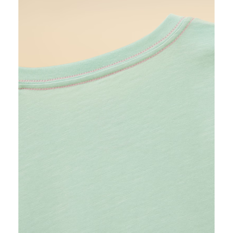 Joules Girls' Fundays Graphic Short Sleeve T-Shirt - Mint Green-3
