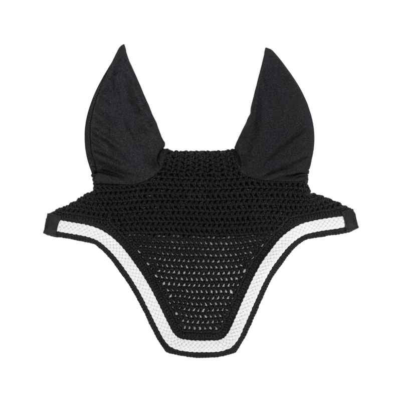 Kentucky Wellington with Plaited Cord Fly Veil Full - Black-2