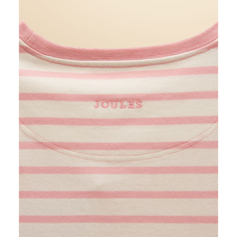 Joules Girls' Astra Applique Cotton T-Shirt - Pink Bunny-3