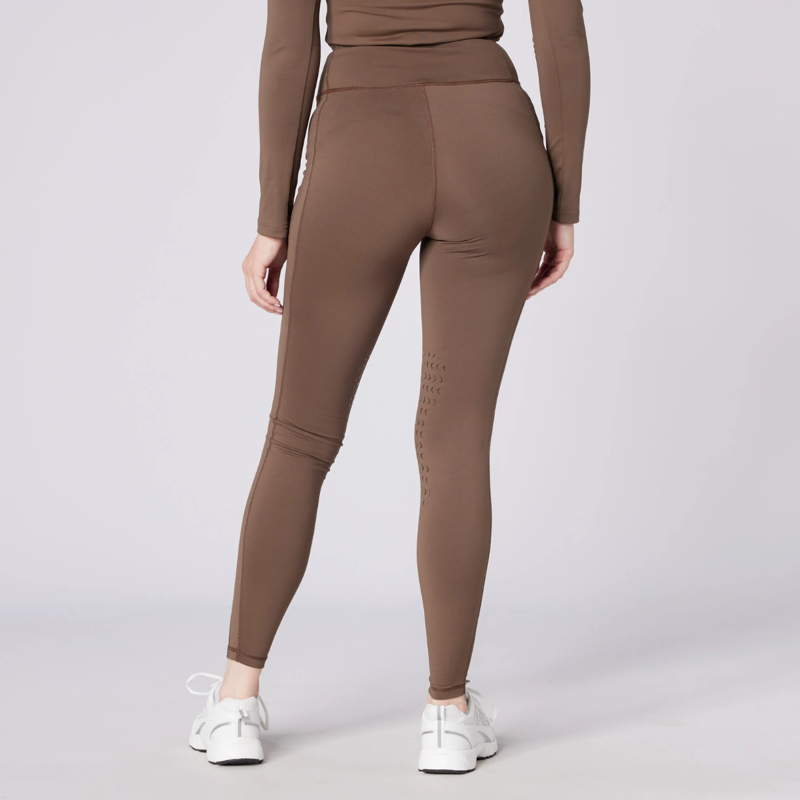 Cameo Ladies Core Riding Tights - Mocha-2