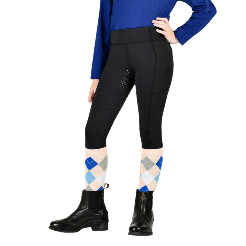 Dublin Kids Everyday Riding Tights - Black-2