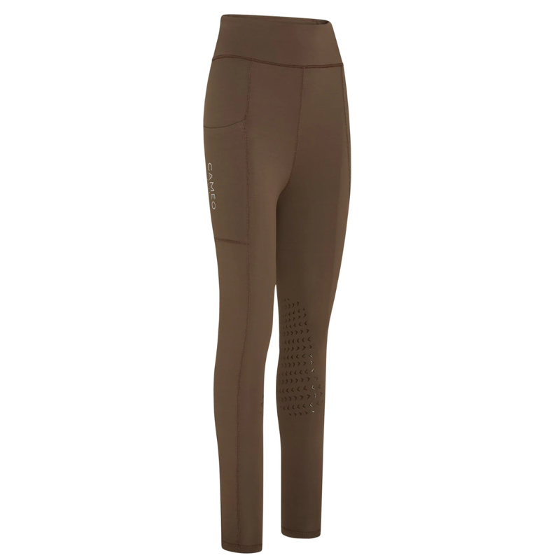 Cameo Ladies Core Riding Tights - Mocha-6