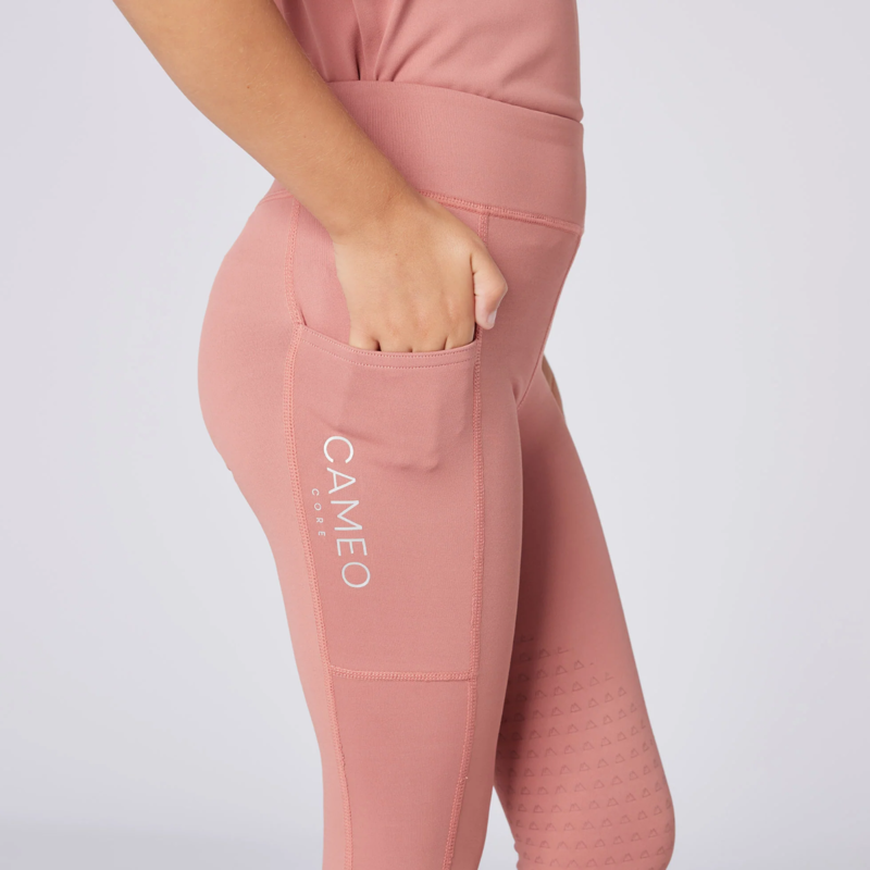 Cameo Junior Core Tights - Dusky Pink-4