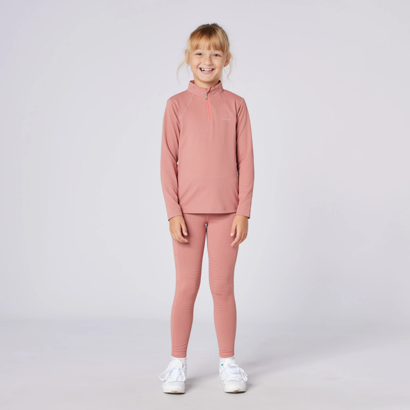 Cameo Junior Core Tights - Dusky Pink-1