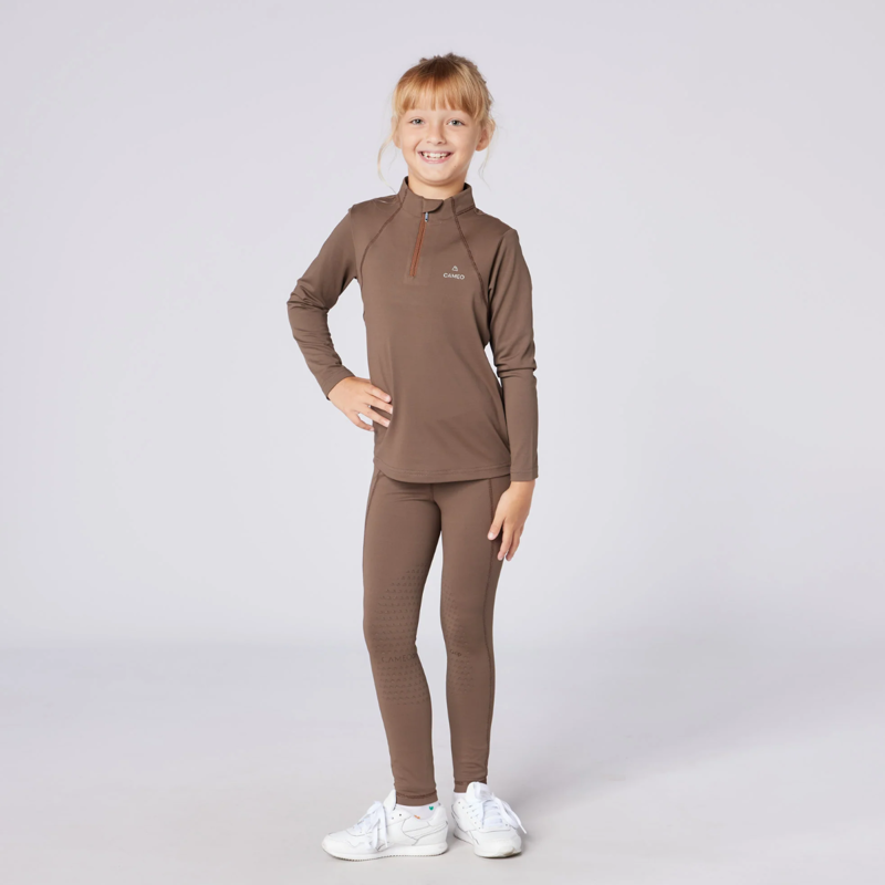 Cameo Junior Core Tights - Mocha-1