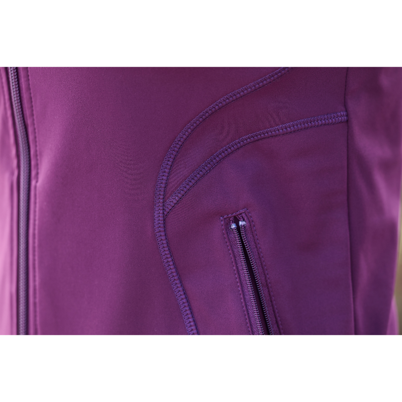 Dublin Ladies Versatile Fitted Zip Through Jacket - Purple Violet-4