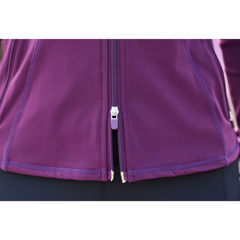 Dublin Ladies Versatile Fitted Zip Through Jacket - Purple Violet-5
