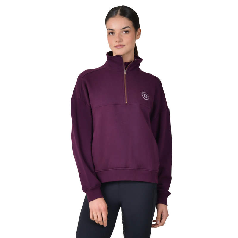 Dublin Ladies 1/4 Zip Fleece Pullover - Purple Violet