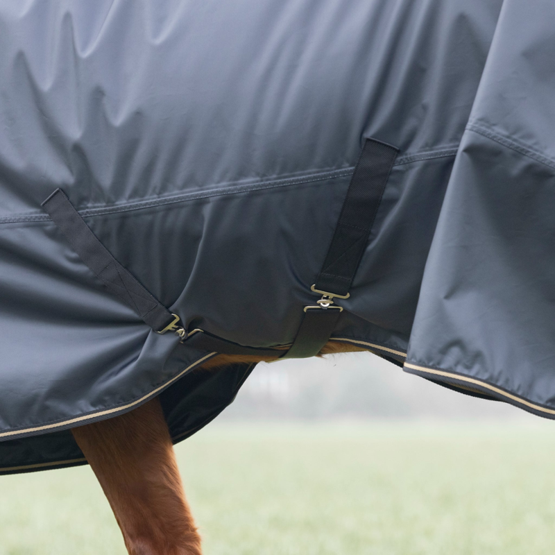 Shires Typhoon 50 Combo Turnout Rug - Black-4