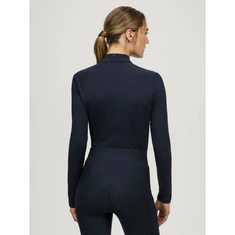 Tommy Hilfiger Women's Beth 1/4 Zip Winter Base Layer - Desert Sky-3