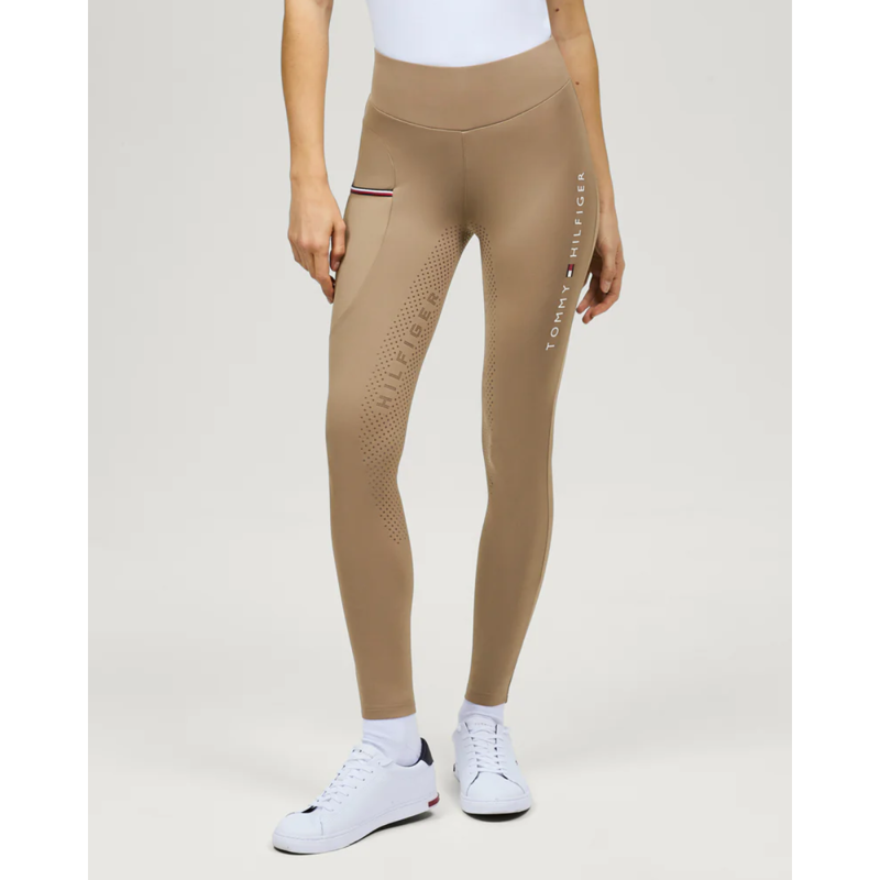 Tommy Hilfiger Women's Elmira All-Year Full Grip Leggings - Fossil-2