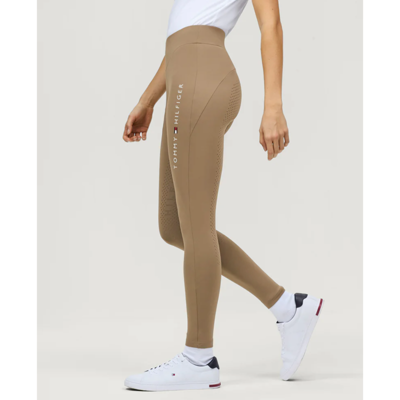 Tommy Hilfiger Women's Elmira All-Year Full Grip Leggings - Fossil-4