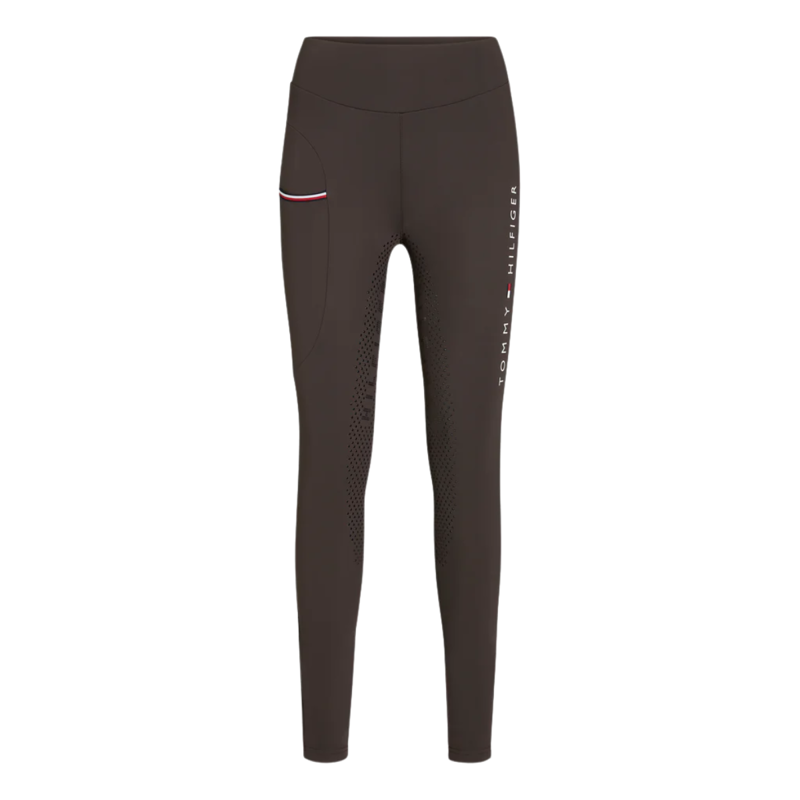 Tommy Hilfiger Women's Elmira Winter Full Grip Leggings - Cacao