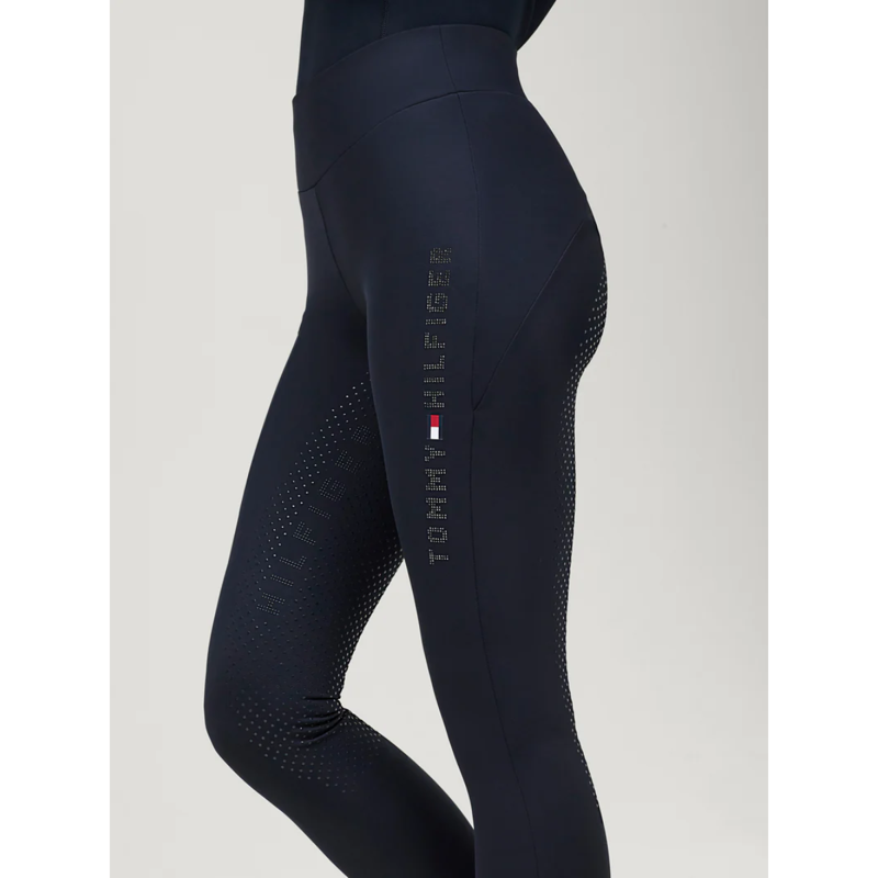 Tommy Hilfiger Women's Elmira Winter Rhinestone Full Grip Leggings - Desert Sky-4