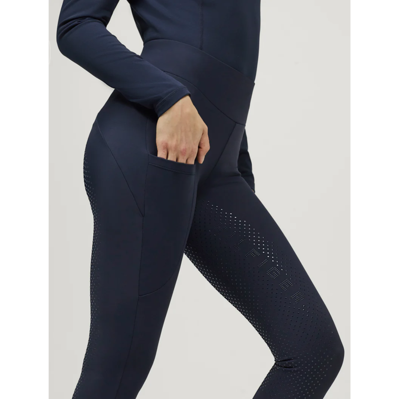 Tommy Hilfiger Women's Elmira Winter Rhinestone Full Grip Leggings - Desert Sky-5