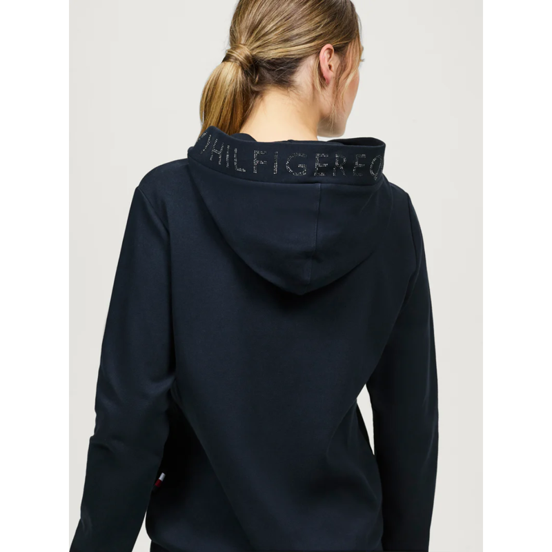 Tommy Hilfiger Women's Laurens Rhinestone Hoodie - Desert Sky-4