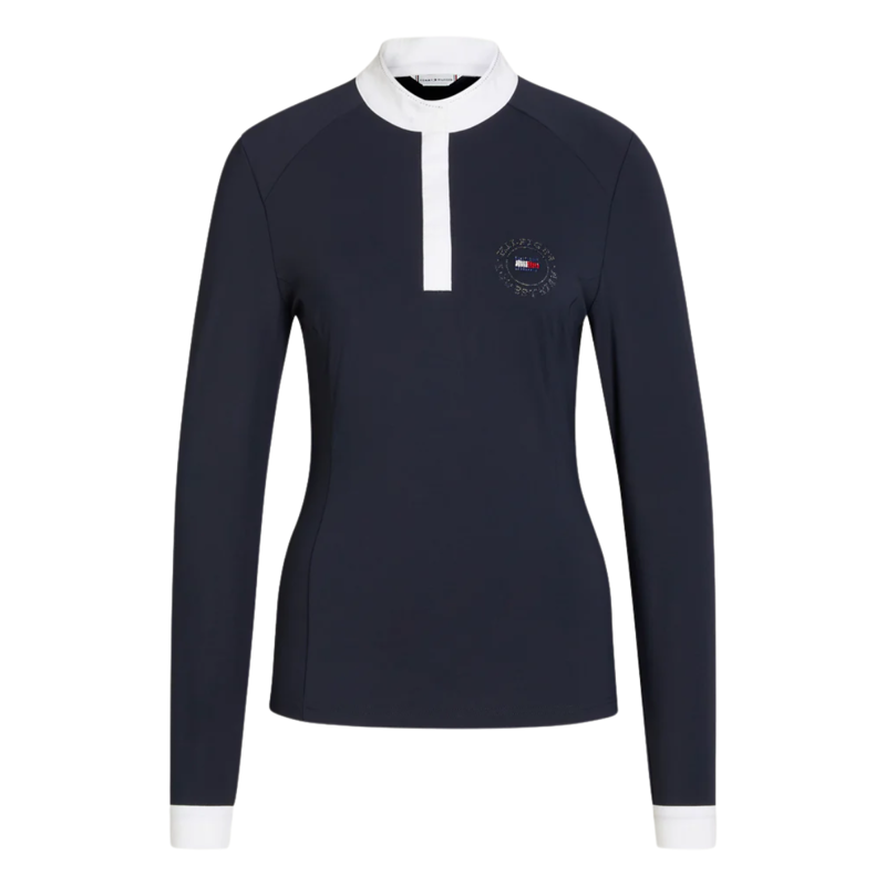 Tommy Hilfiger Women's Taylor Rhinestone Show Shirt - Desert Sky
