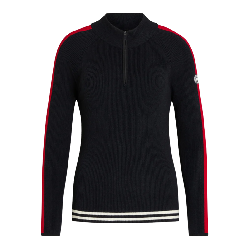 Tommy Hilfiger Women's Carol 1/4 Zip Riding Sweater - Desert Sky