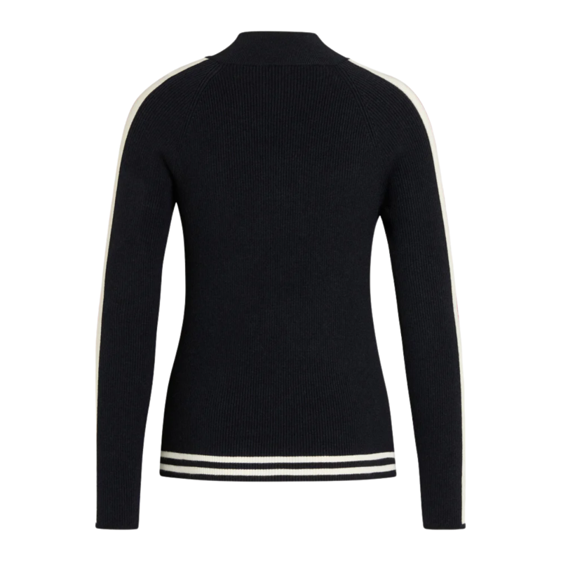 Tommy Hilfiger Women's Carol 1/4 Zip Riding Sweater - Desert Sky-1