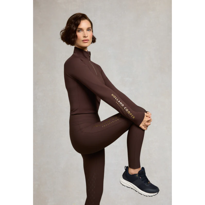 Holland Cooper Chiltern Legging - Walnut-5