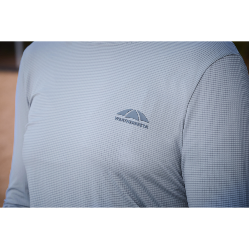 WeatherBeeta Relaxed UV Long Sleeve Tee - Blue Stone-1