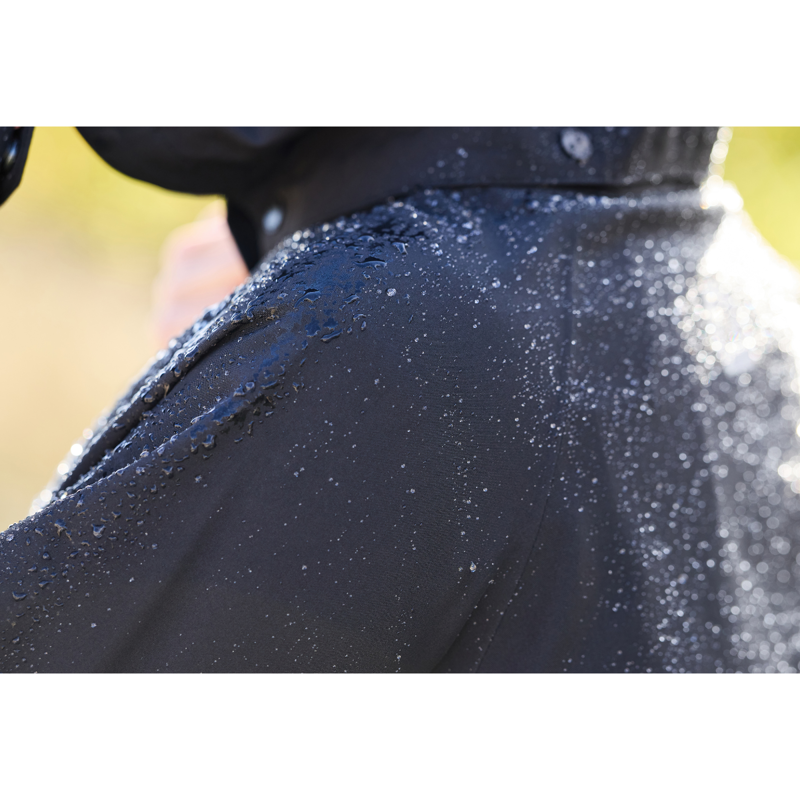 Dublin Ladies Wet Weather Long Jacket - Black-7