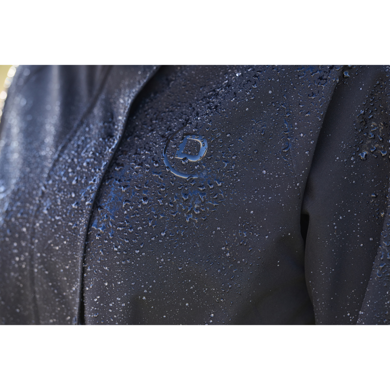 Dublin Ladies Wet Weather Long Jacket - Black-3