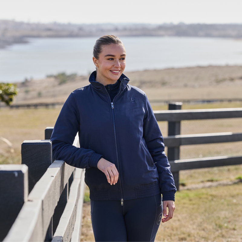 Dublin Ladies Zip Through Blouson Team Jacket - Navy-5
