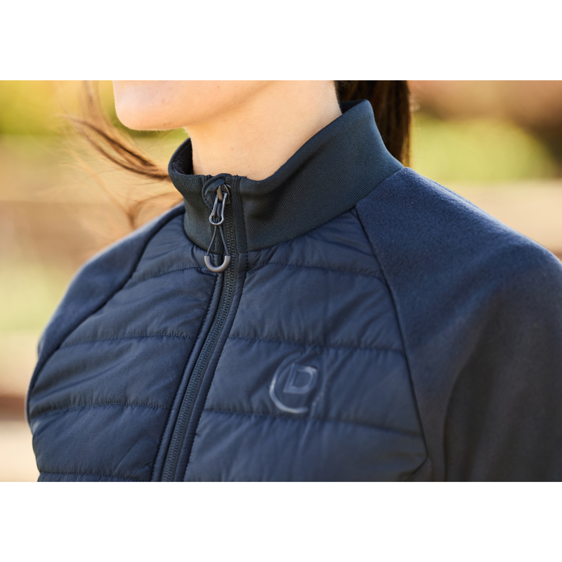 Dublin Ladies Insulated Hybrid Jacket - Navy-1