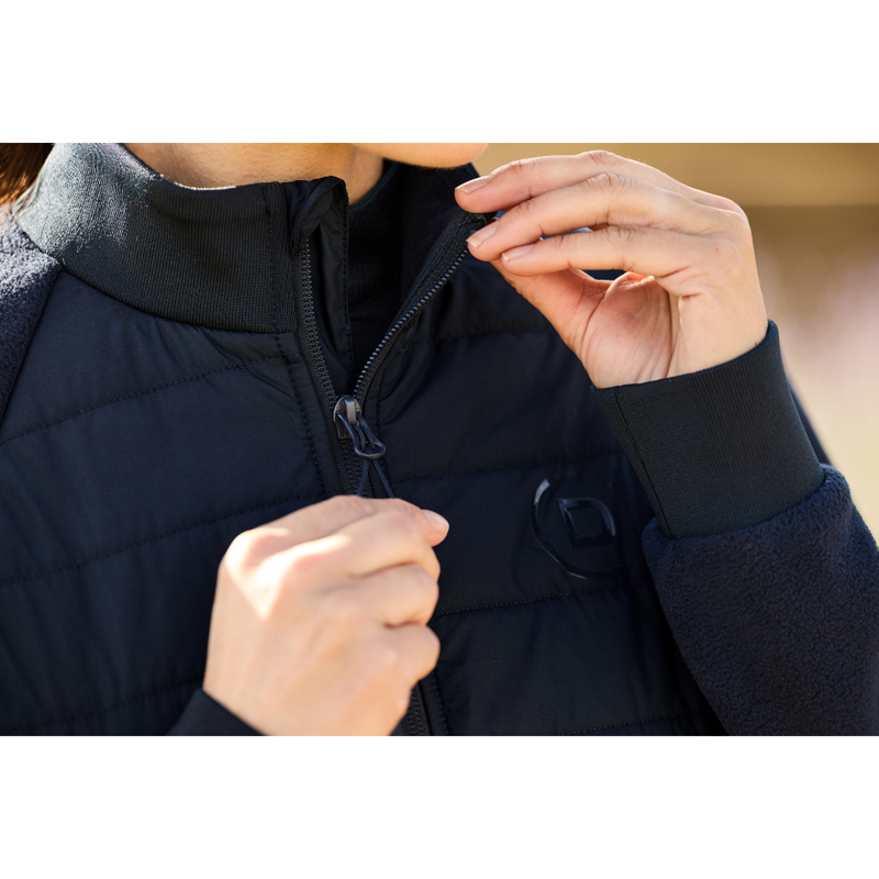 Dublin Ladies Insulated Hybrid Jacket - Navy-2