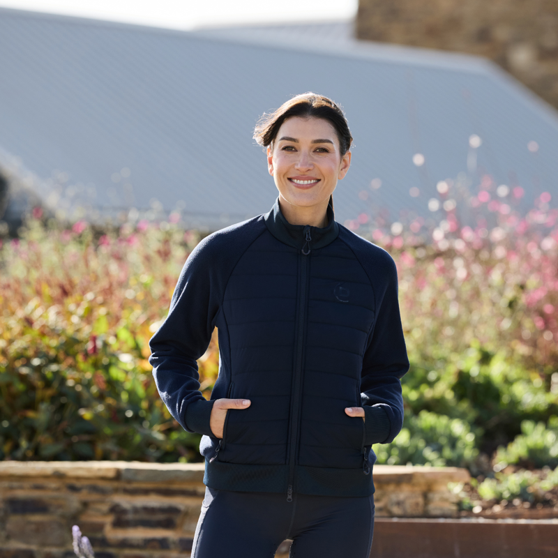 Dublin Ladies Insulated Hybrid Jacket - Navy-4