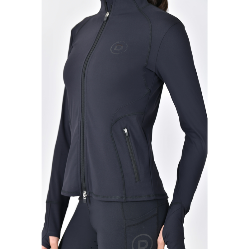 Dublin Ladies Versatile Fitted Zip Through Jacket - Black-3
