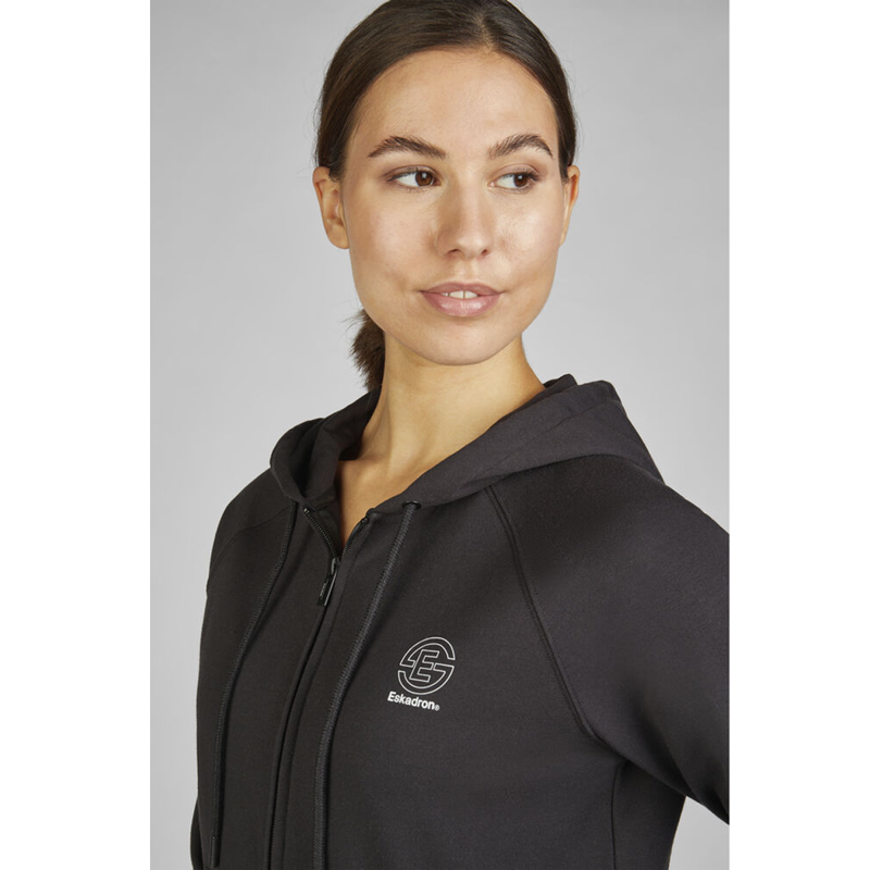 Eskadron Ladies Zip-Hood Tech-Jersey Shirt Dynamic SS24 - Black-3