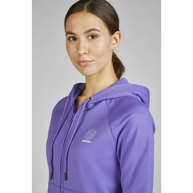 Eskadron Ladies Zip-Hood Tech-Jersey Shirt Dynamic SS24 - Purple-3