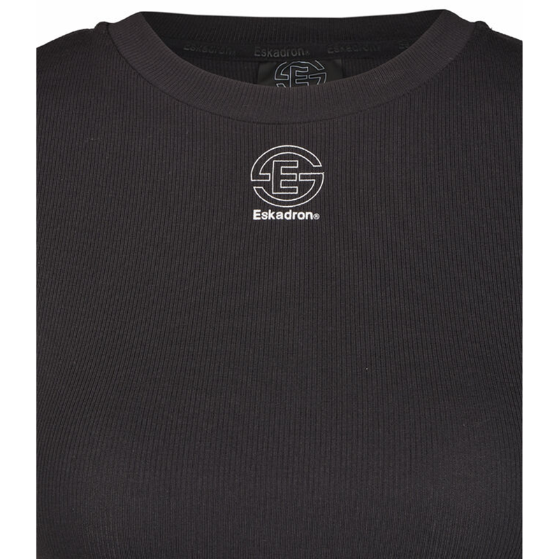 Eskadron Ladies Rib T-Shirt Dynamic SS24 - Black-2