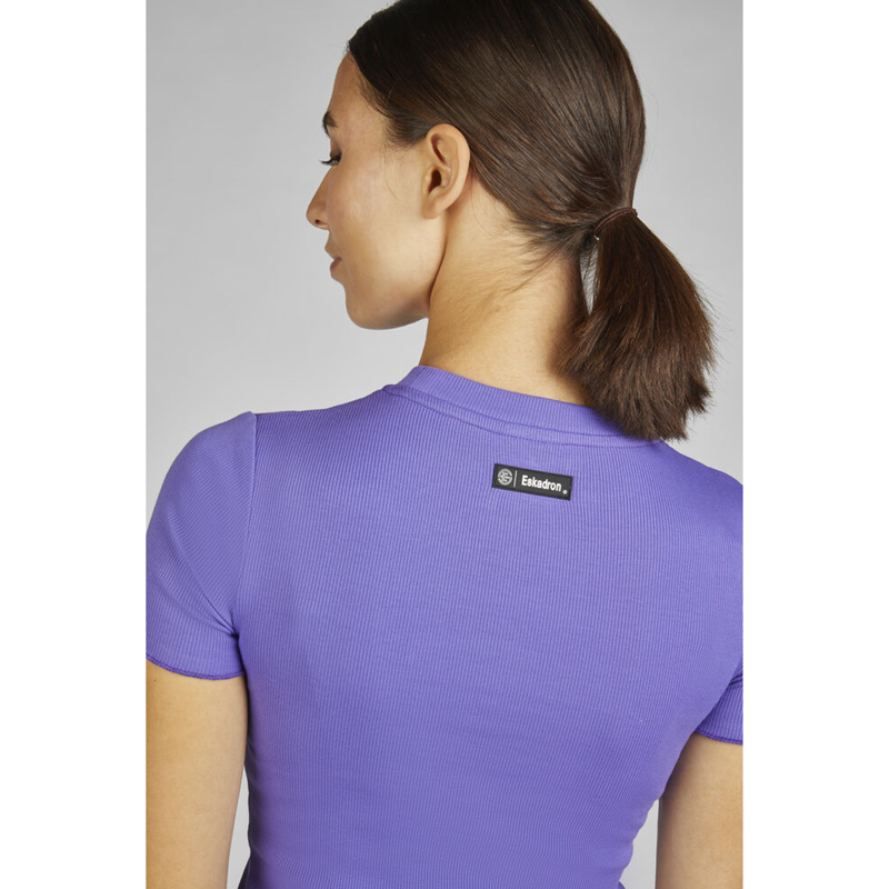 Eskadron Ladies Rib T-Shirt Dynamic SS24 - Purple-4