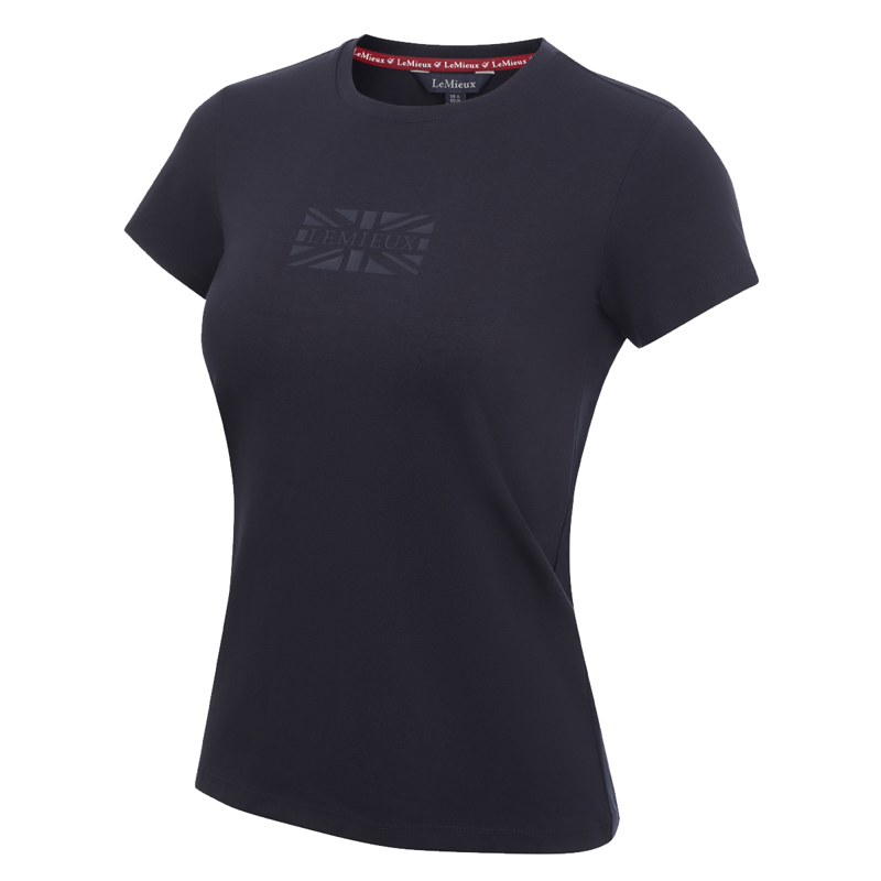 LeMieux Ladies Union Jack T-Shirt - Navy-2