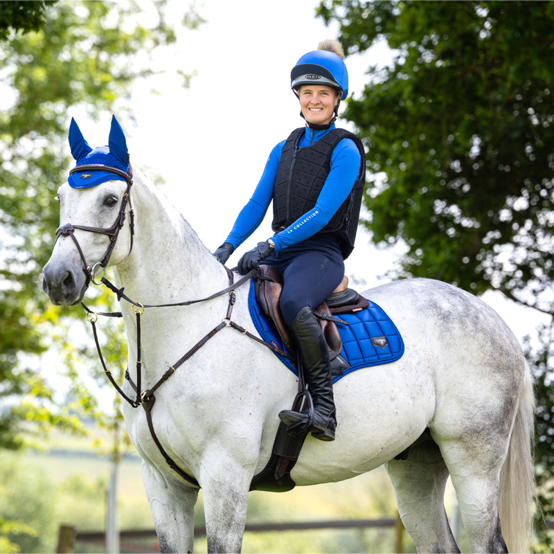 LeMieux Loire Close Contact Square - Bennetton Blue-1