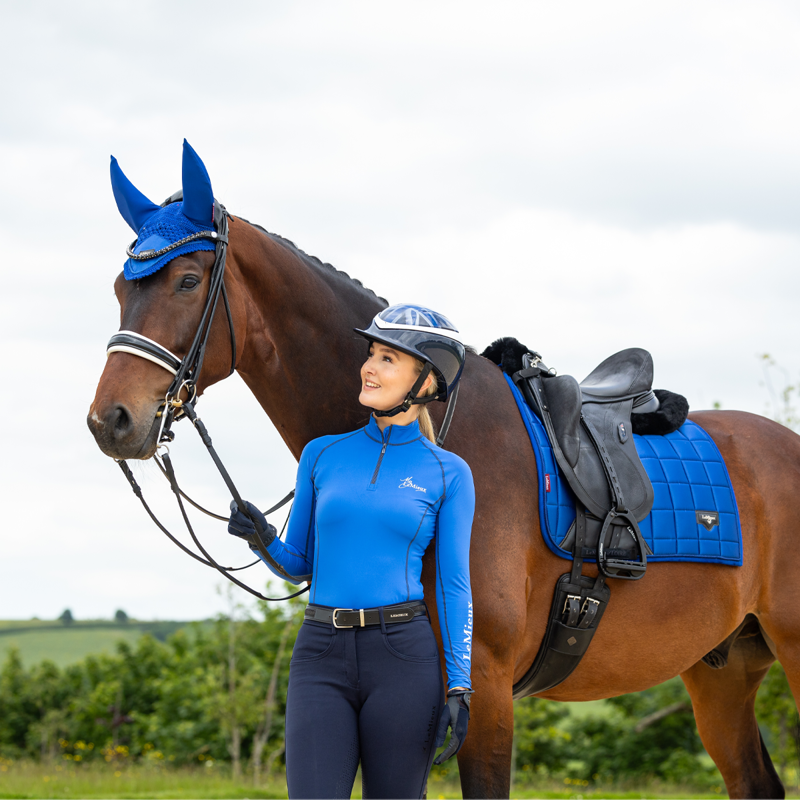 LeMieux Loire Dressage Square - Benetton Blue-3